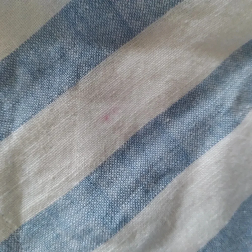 J Jill Love Linen Blue & White Striped Sleeveless dress, size Medium Petite - Picture 7 of 8